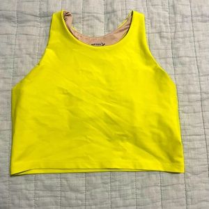 Old navy Go-dry neon yellow tank top.
